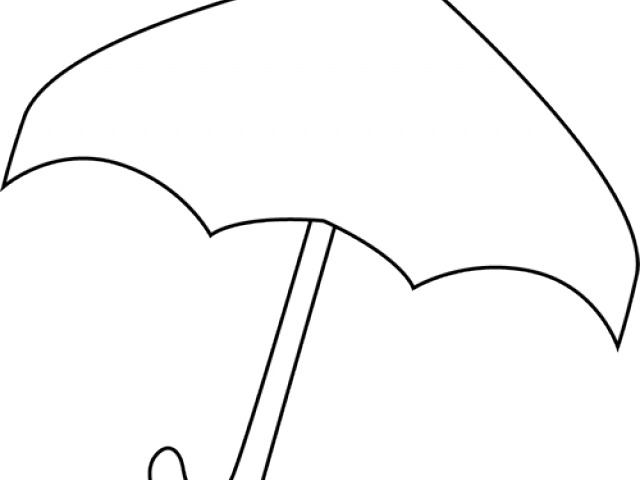 Umbrella Cliparts Black - Illustration - Png Download (640x480), Png Download