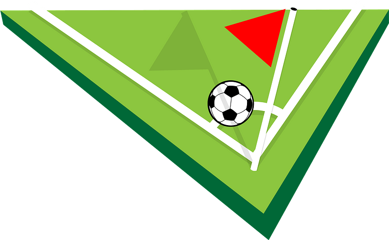 Corner Kick Clipart - Kick American Football - Png Download (800x493), Png Download