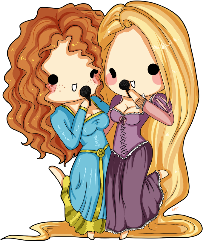 Collection Of Free Merida Drawing Rapunzel Download - Yoshiebutt Princess Clipart (771x900), Png Download