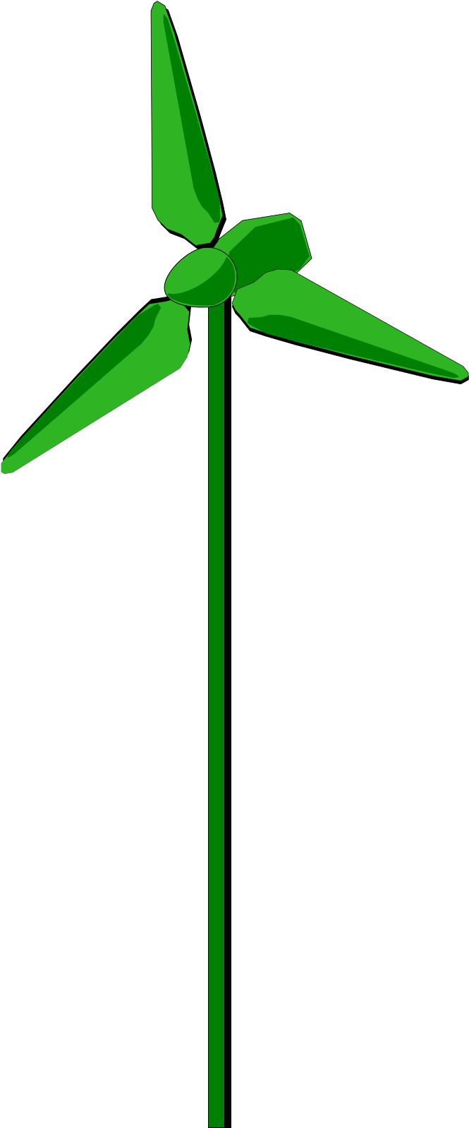 Energy Positive Wind Turbine Green Png Images - Wind Turbine Clip Art Transparent Png (600x600), Png Download