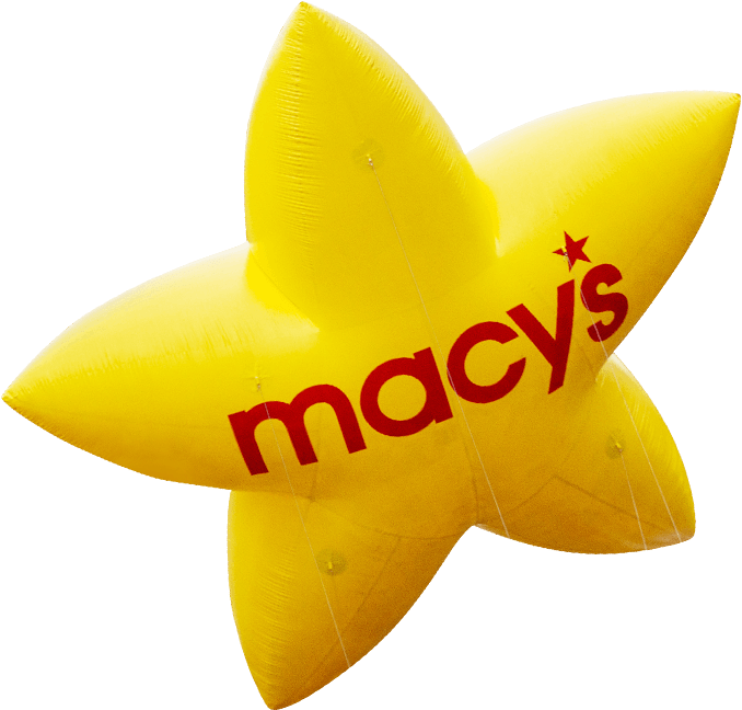 Macy's Thanksgiving Day Parade Star Clipart (800x800), Png Download