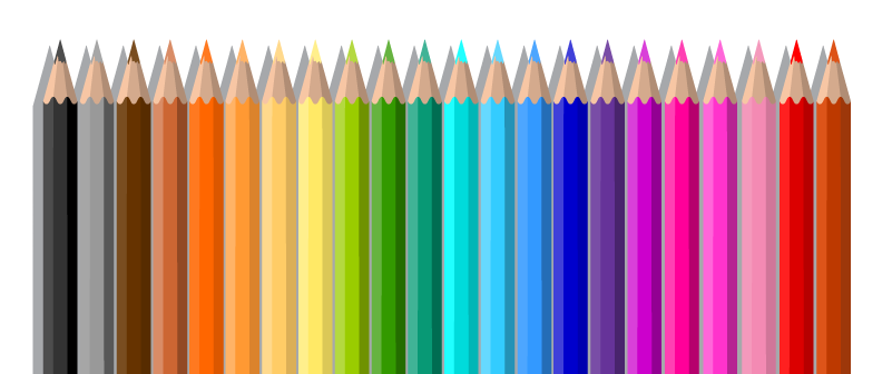 Crayon Colored Pencil - Colored Pencils Transparent Background Clipart
