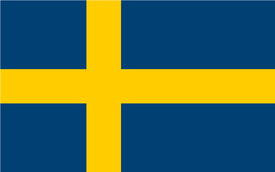Swedish Flag In The Word Sweden Svg Clip Arts - Drapeau Suede A4 - Png Download (1024x1024), Png Download