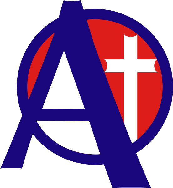 Christian Anarchist - Anarcho Christianism Clipart (600x600), Png Download