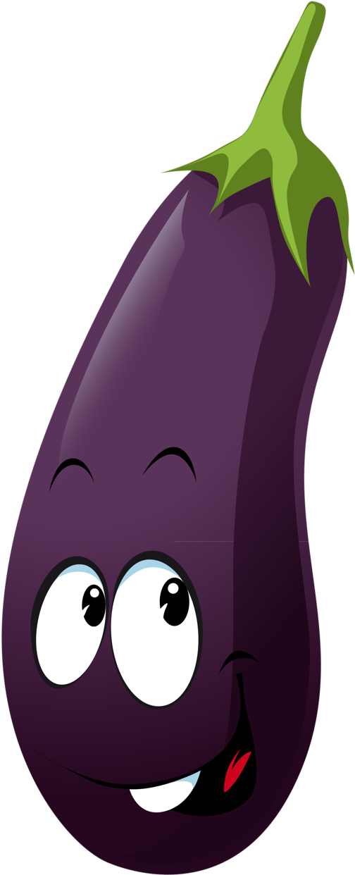 Individual Cartoon Pictures Of Fruits And Vegetables Clipart (562x1280), Png Download