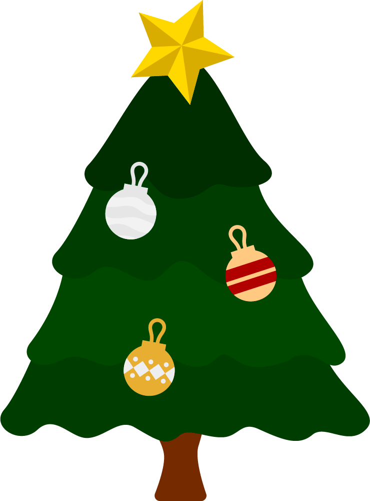 Christmas Tree Clipart (740x1000), Png Download