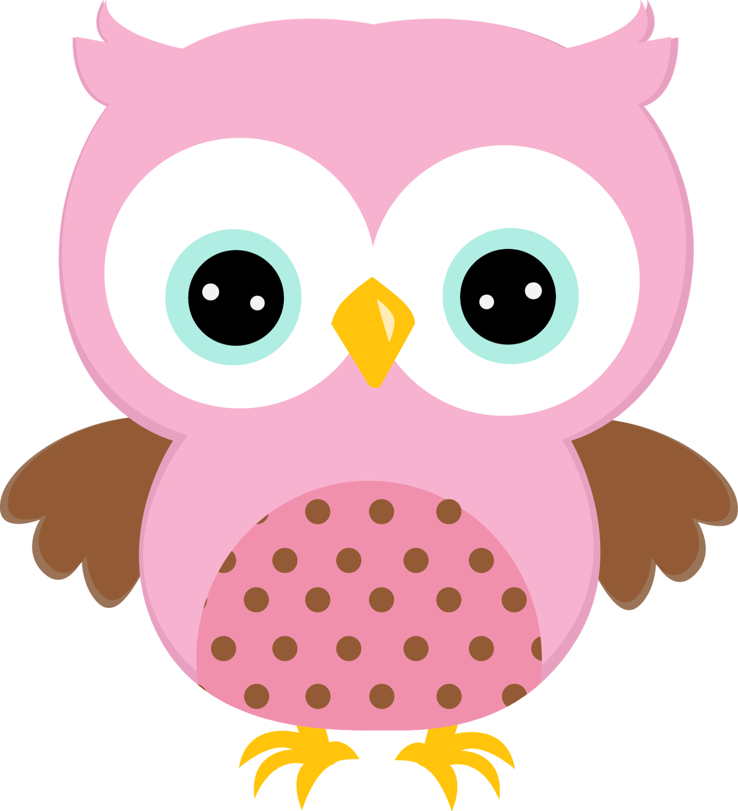 P Nk Free Owl Clip Art - Clip Art Cute Owls - Png Download (1456x1600), Png Download