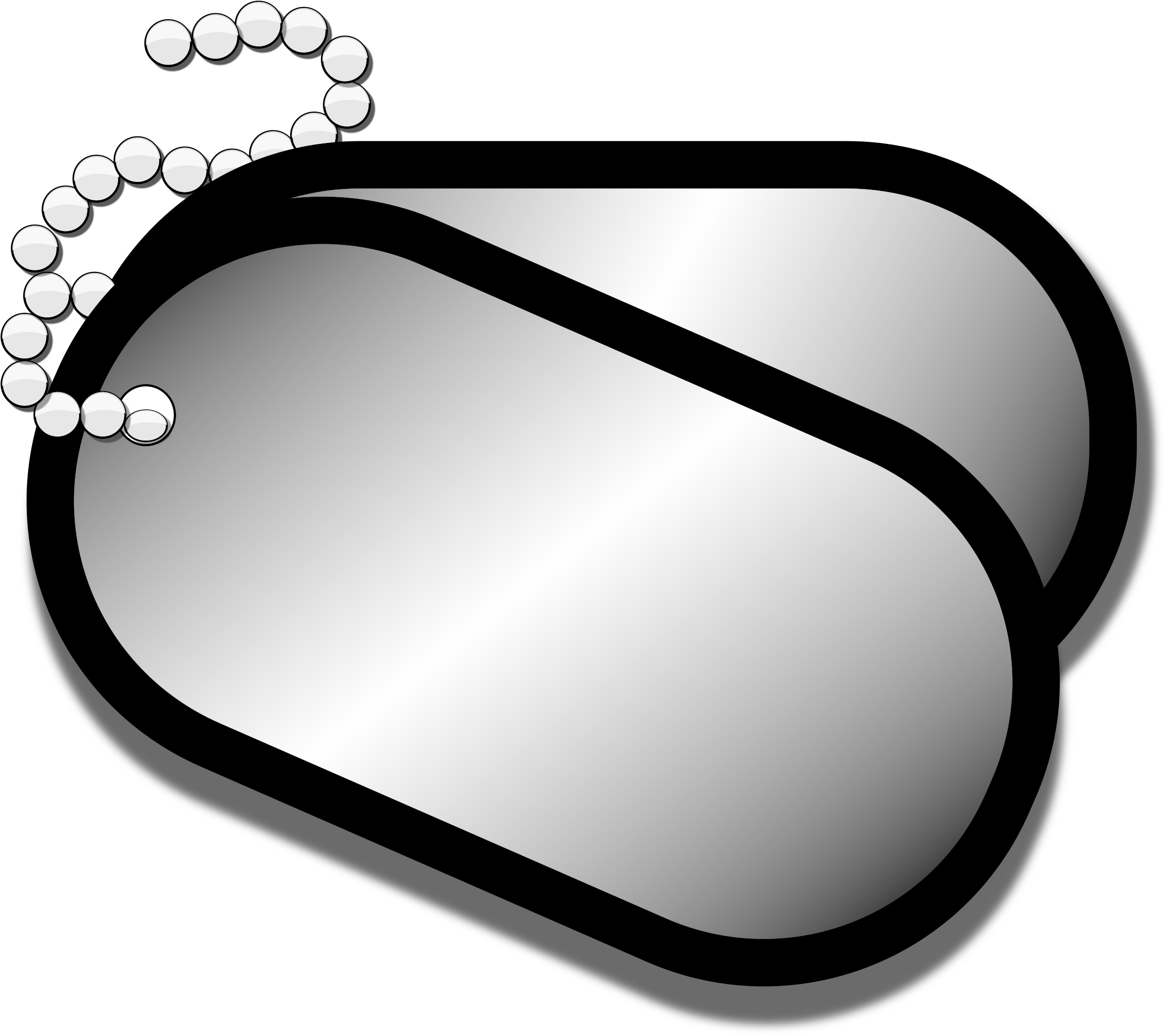 Dog Tags Clipart Svg Stock Clipart - Png Download (2400x2400), Png Download