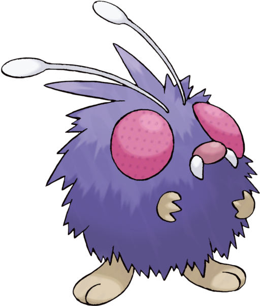 Pokemon Venonat Clipart (600x600), Png Download
