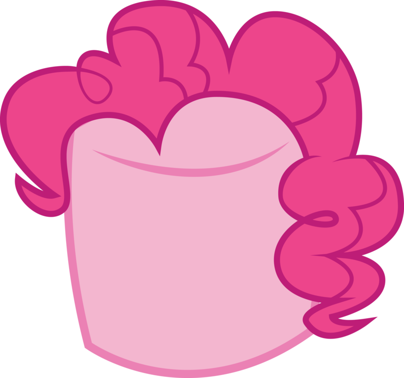 Pinkie Pie Marshmallow Vector By Vinylvortex - Marshmallow Pinkie Pie Clipart (800x748), Png Download