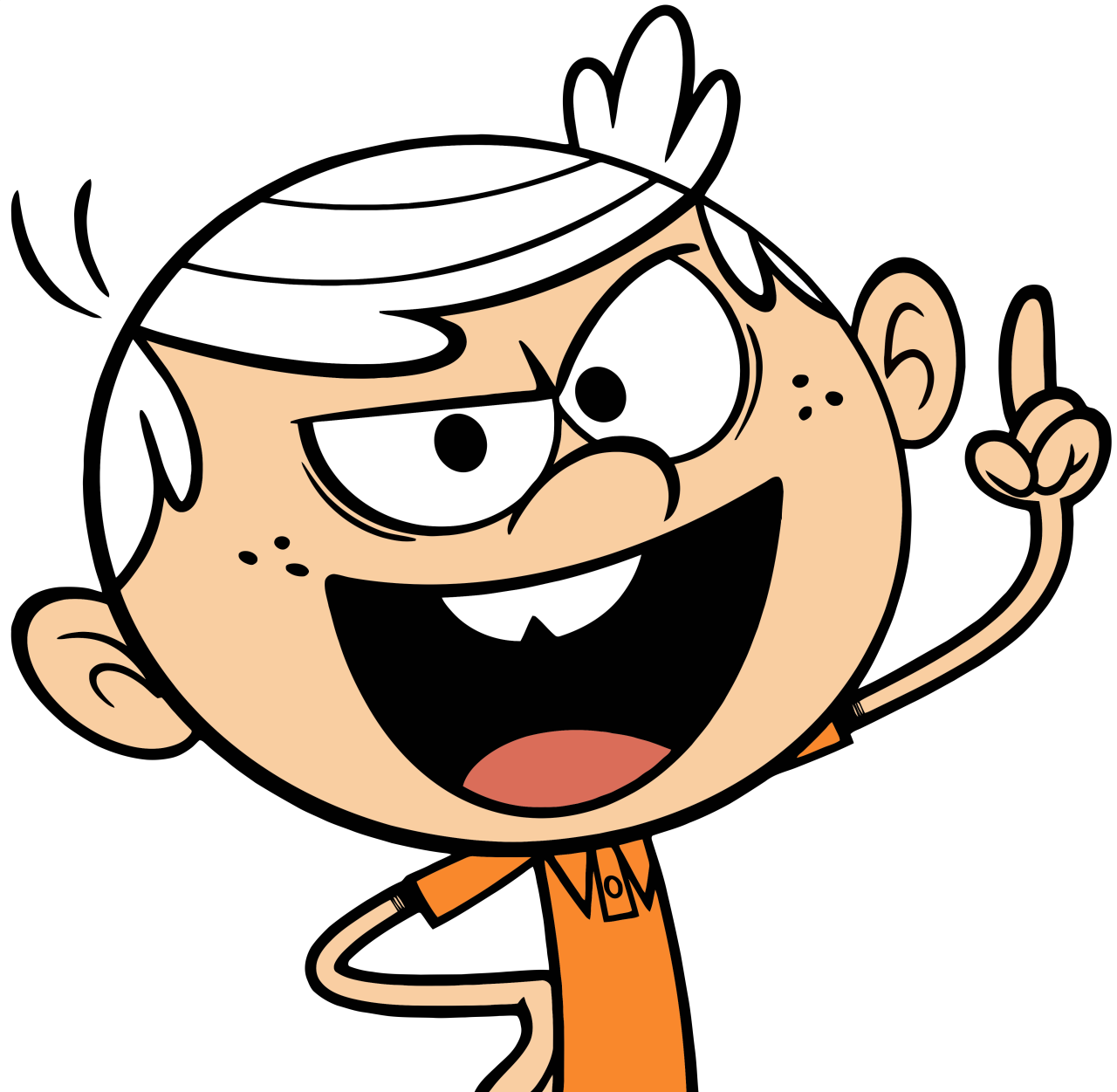 Lincoln"s Evil Plan To Ruin His Big Sister"s Favorite - Loud House Lincoln Evil Clipart (1280x1251), Png Download