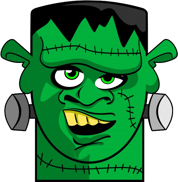 Frankenstein Kids Clipart (583x615), Png Download