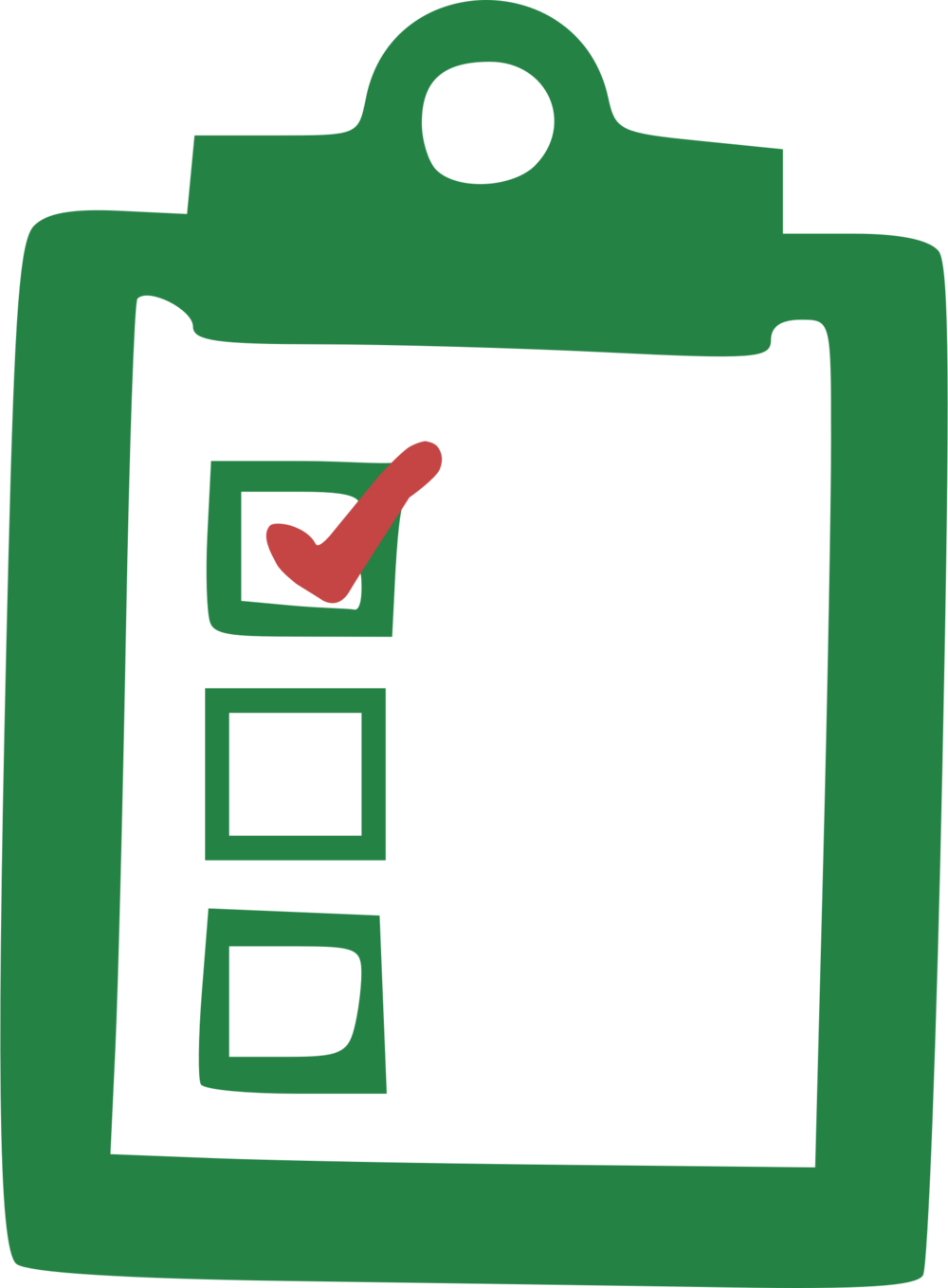 Doing Clipart Checklist 11 - Checklist Png Transparent Png (1000x1359), Png Download