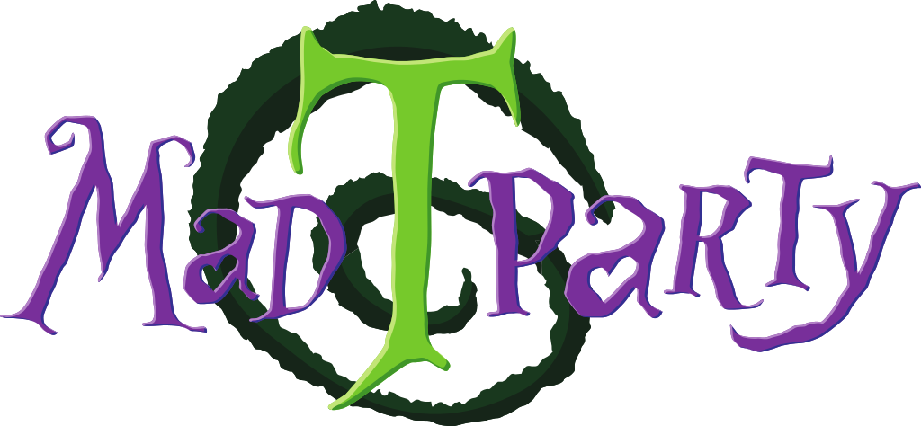 Mad T Party Disney California Adventure Mad Hatter - Mad T Party Logo Png Clipart (1024x474), Png Download