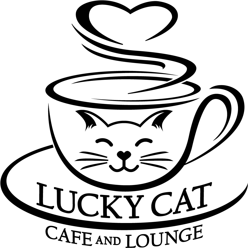 Lucky Cat Logo Blackpng - Heart Clipart (1000x1000), Png Download