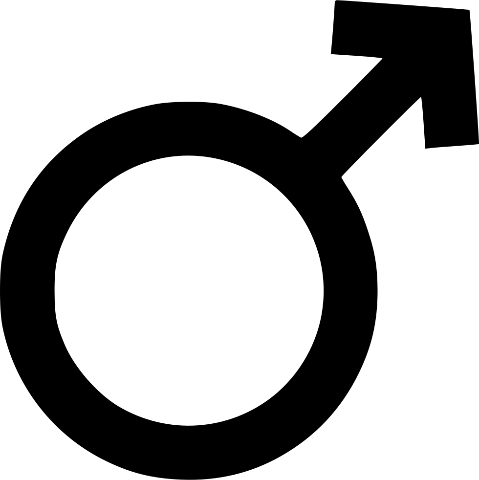 Man Gender Sex Male Gender Symbol Svg Png Icon Free - Male Gender Png Clipart (980x982), Png Download
