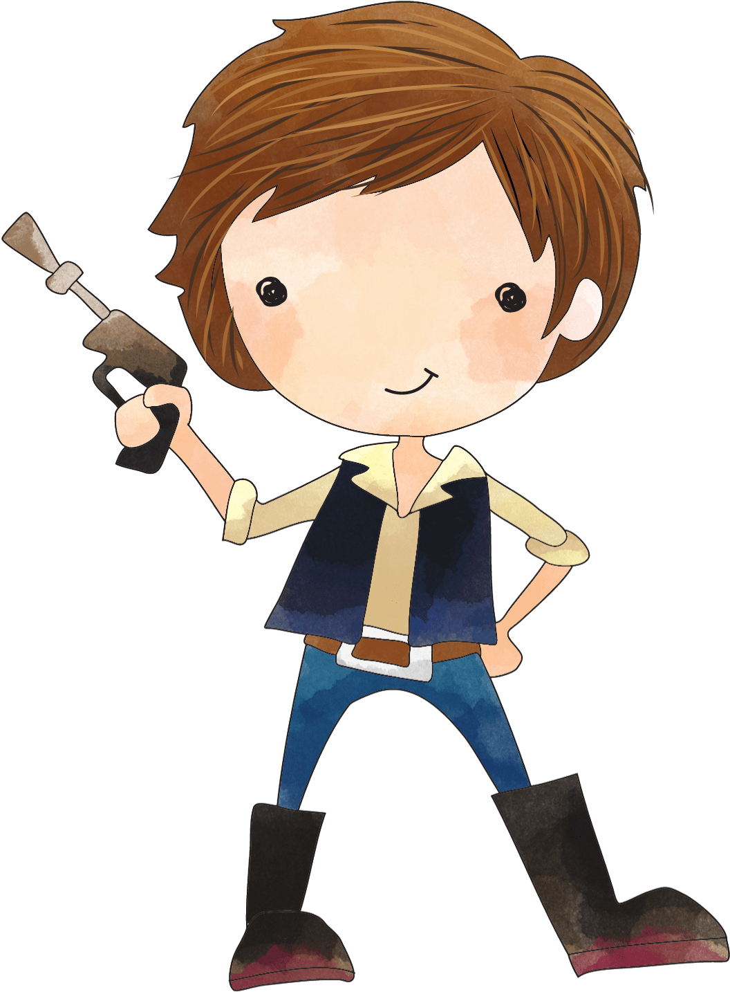 Han Star Was Clipart Png - March Calendar Star Wars Transparent Png (1336x1575), Png Download
