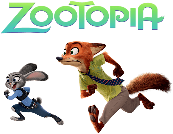 To Zootopia Coloring Pages - Zootopia Characters Png Hd Clipart (648x550), Png Download
