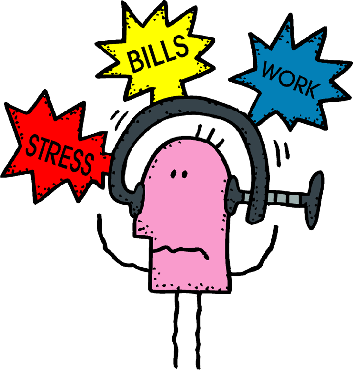 Transparent Questions Clip Art - Definition Of Stress Animation - Png Download (714x750), Png Download