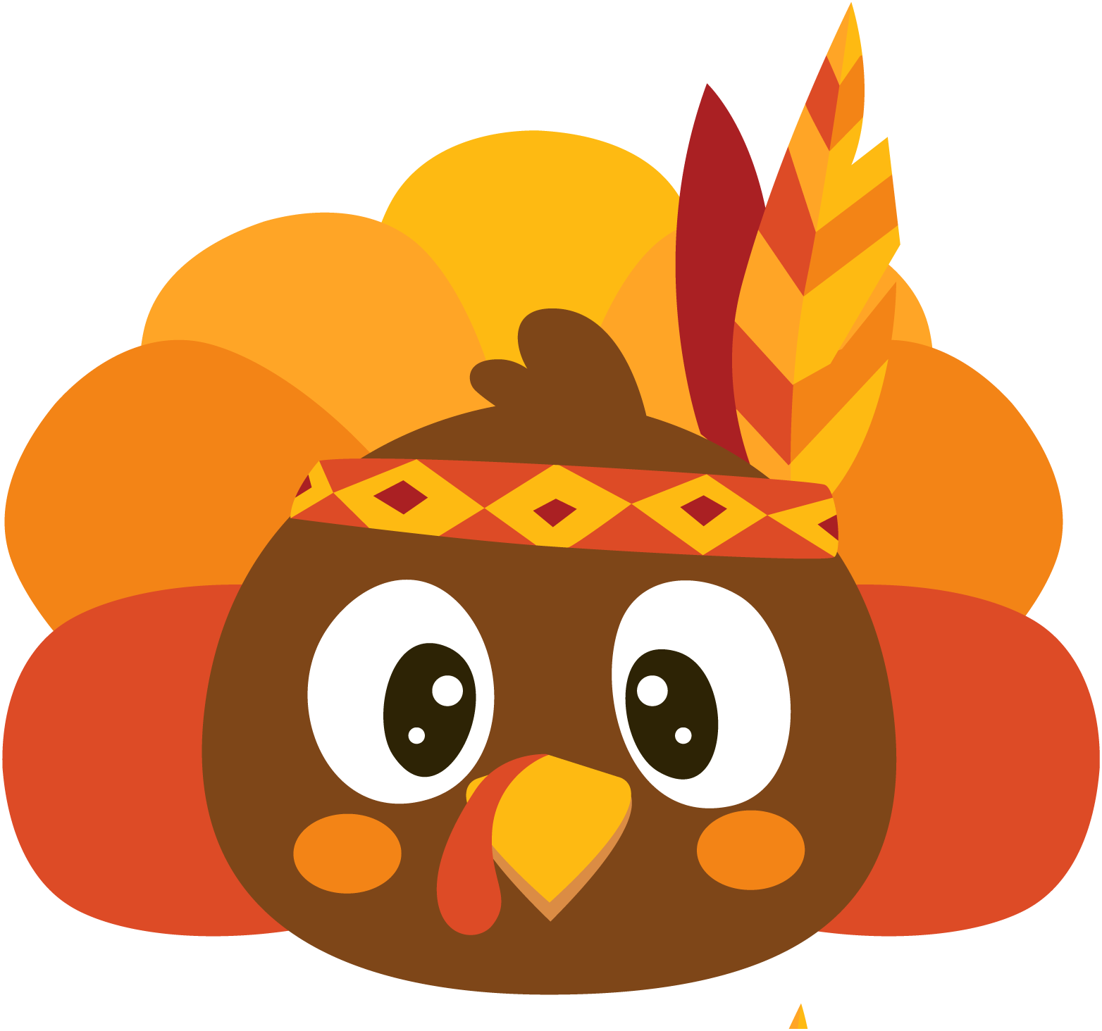Turkey Time Stickers Messages Sticker-8 - Thanksgiving Clipart (1564x1464), Png Download