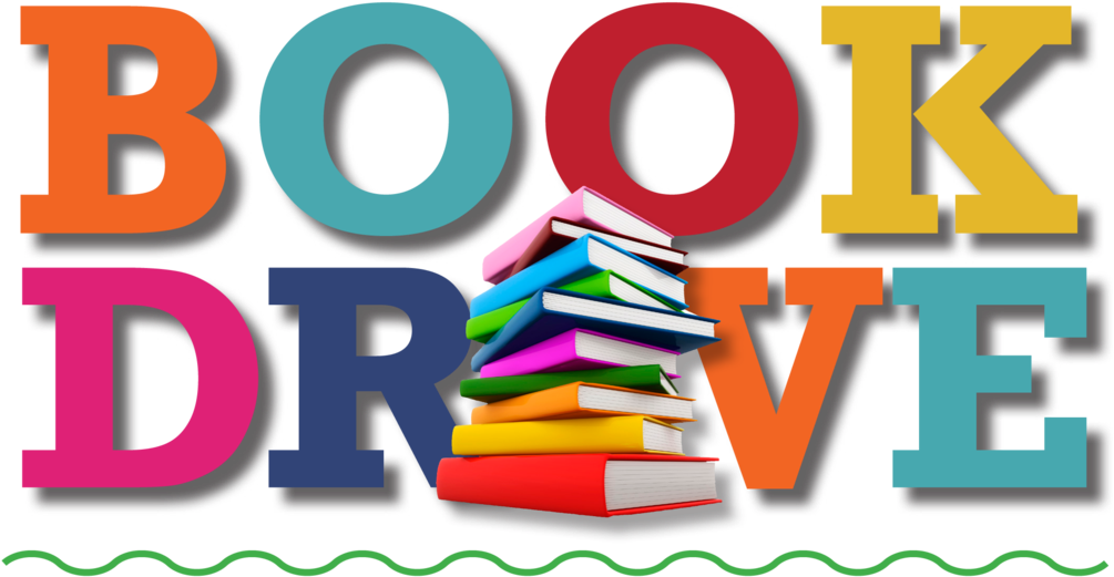 Book Drive Clipart (1200x564), Png Download