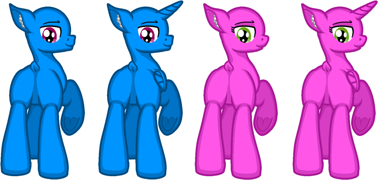 Mlp Stallion Standing Up Base Clipart (1280x726), Png Download