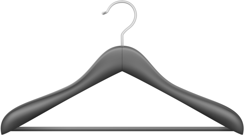 Hanger - Clothes Hanger Hanger Png Clipart (800x448), Png Download