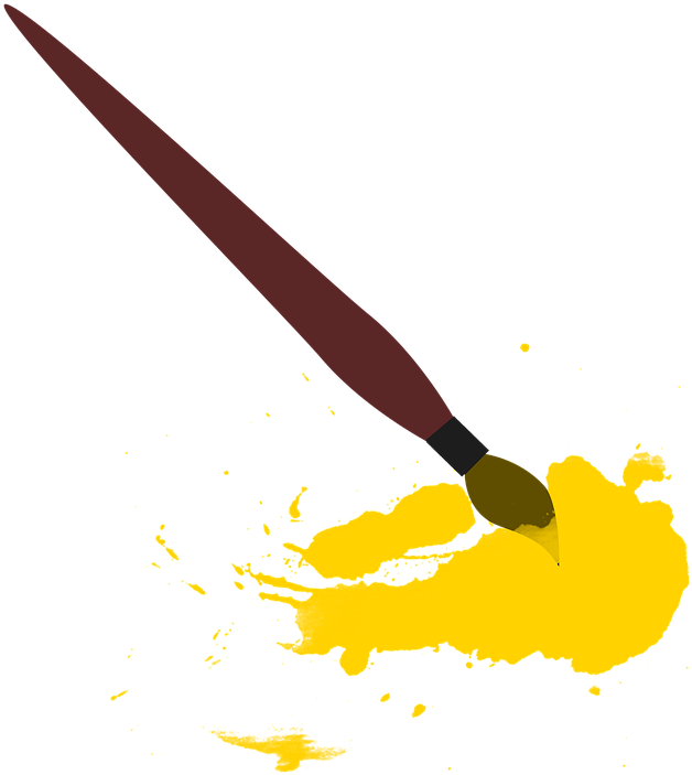 Transparent Girl Brushing Hair Clipart - Art - Png Download (628x703), Png Download