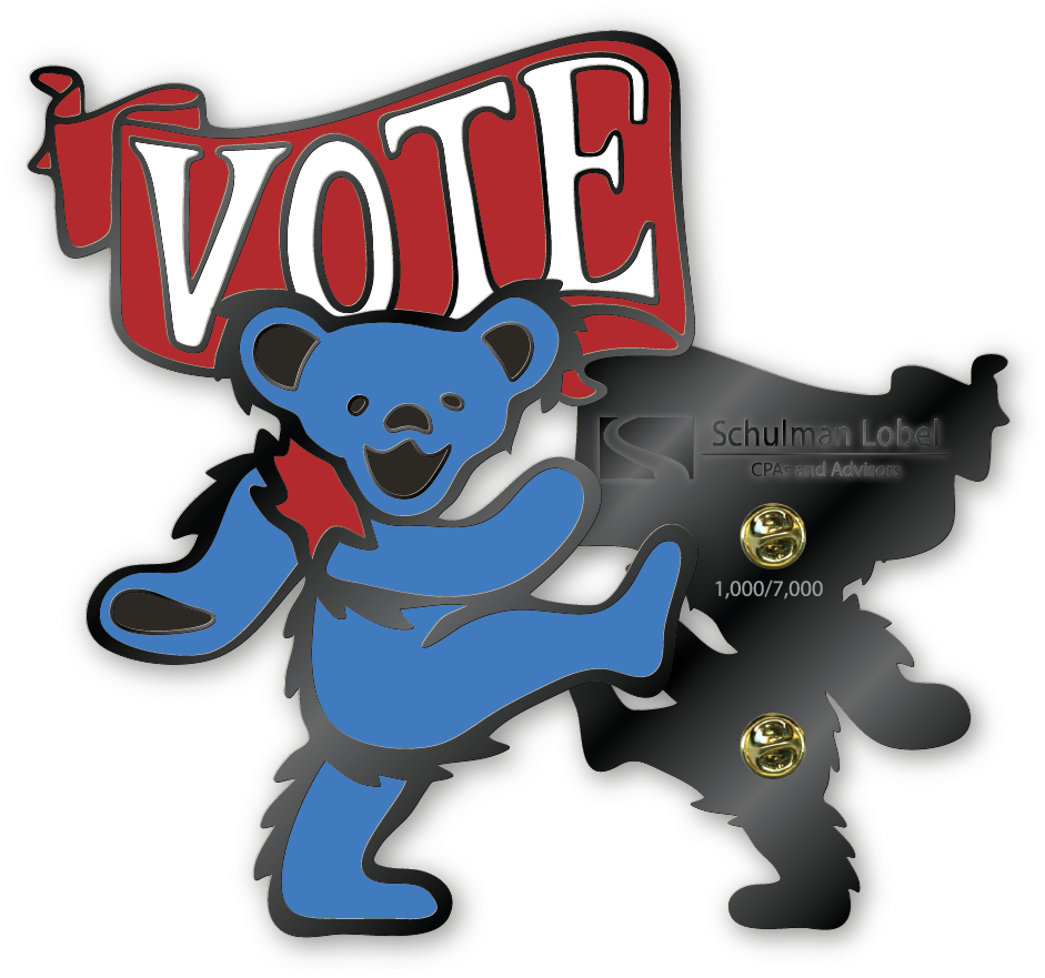 Dead Company Vote Pin Clipart (1000x1000), Png Download