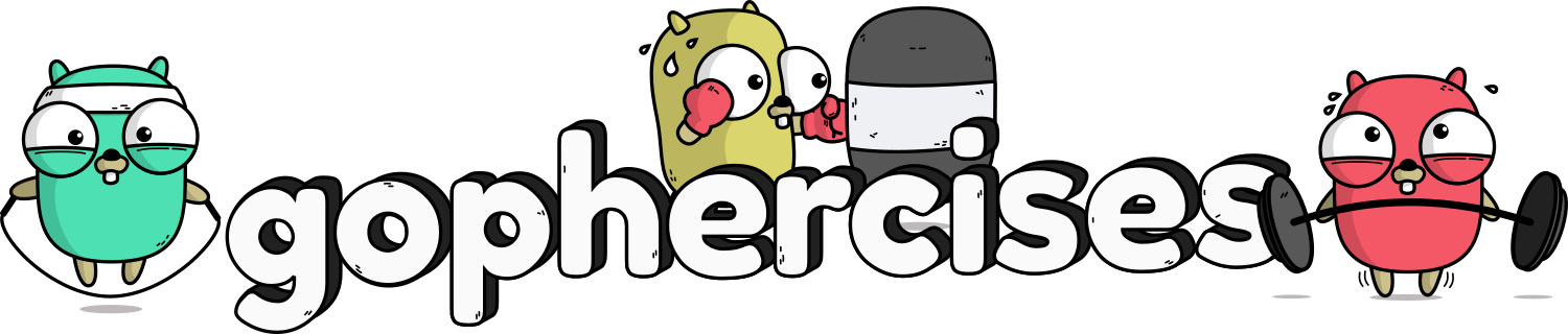 Gophercises Coding Exercises For - Gophercises Clipart (1500x320), Png Download