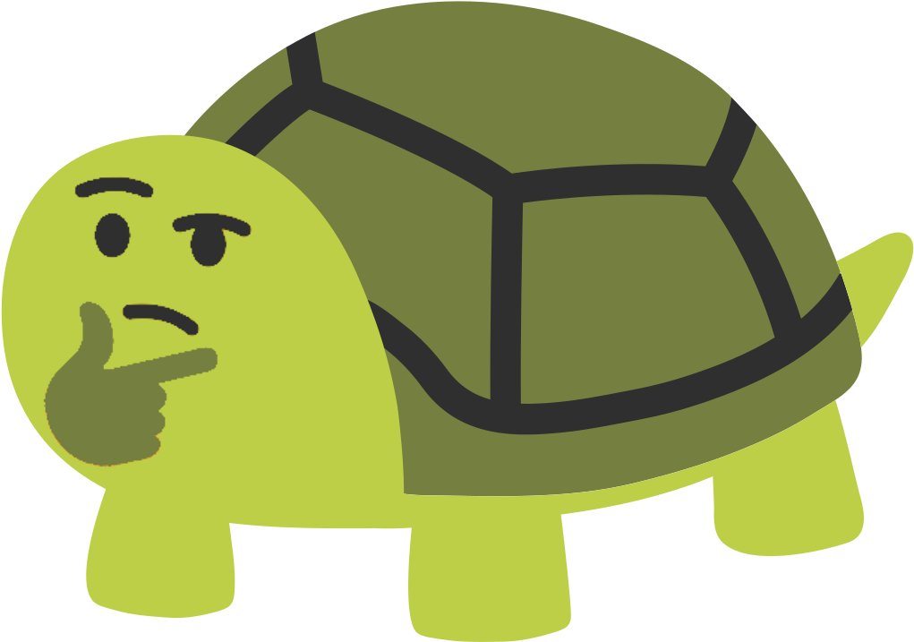 Turtle Emoji Clipart (1024x1024), Png Download