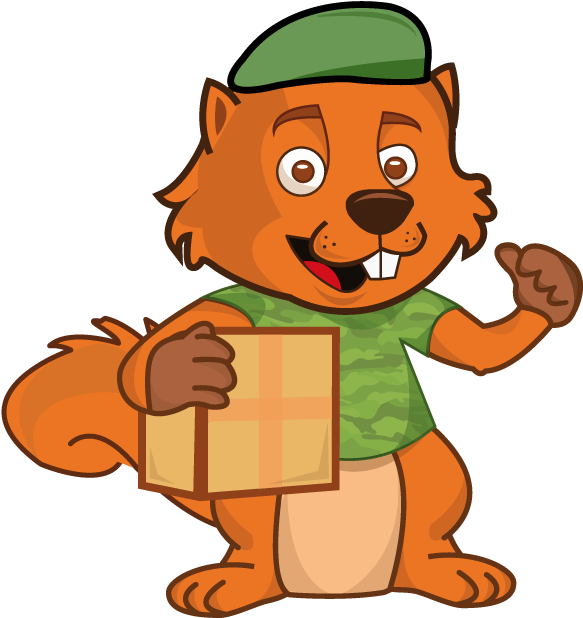 Corporal Tunnel - Profit Gopher - Cartoon Clipart (625x625), Png Download