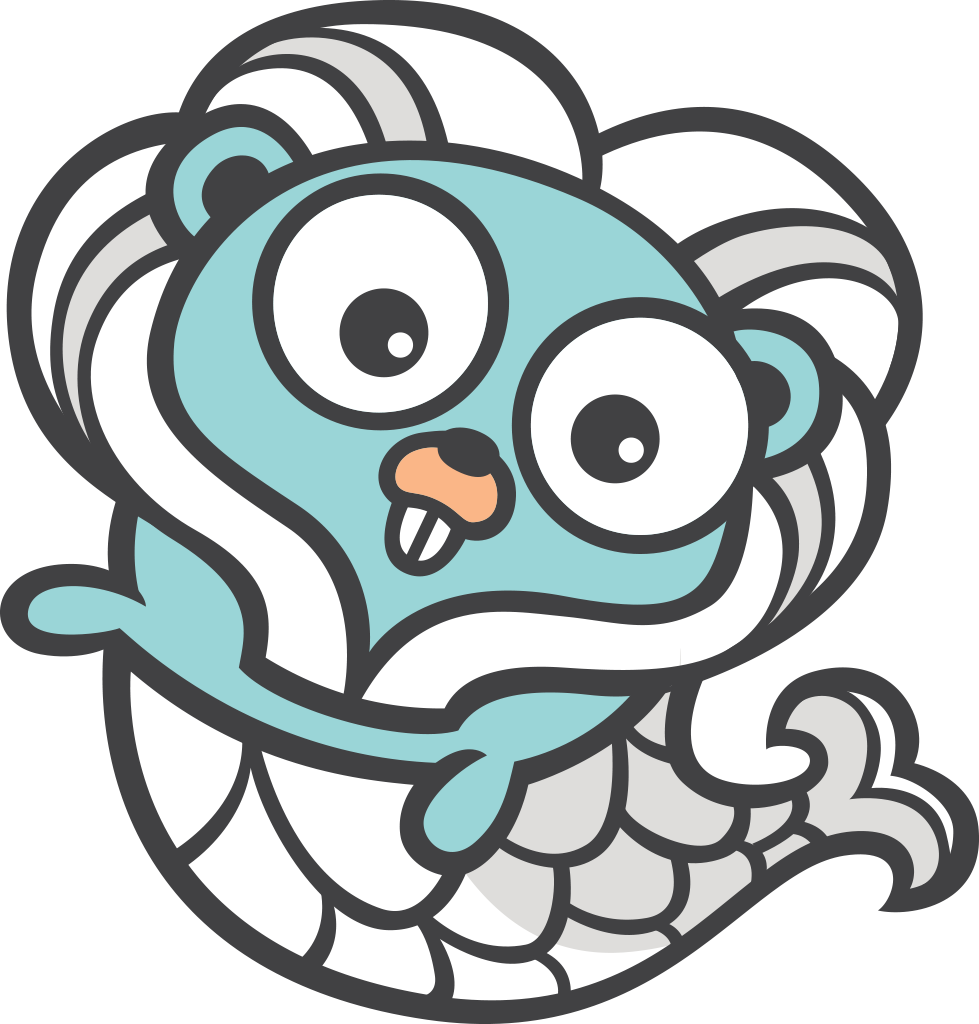Mid 300 Mergopher - Gophercon Singapore Clipart (979x1024), Png Download