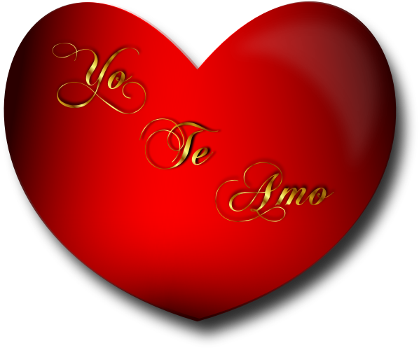 Corazon Yo Te Amo - Love You By Heart Clipart (600x600), Png Download