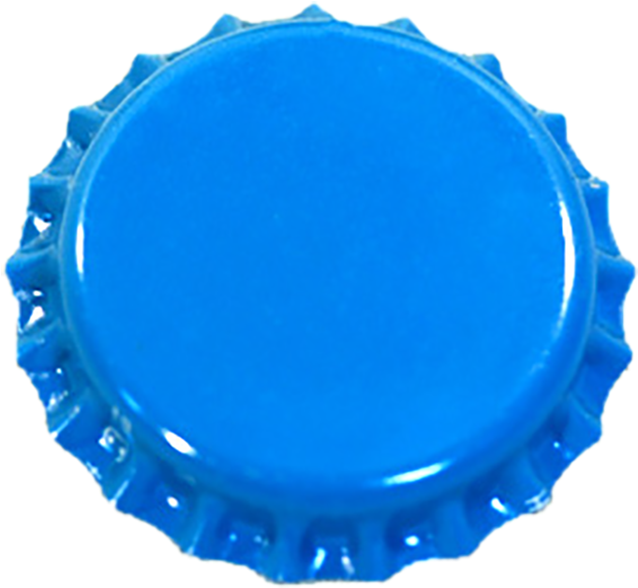 Custom Logo Printed Beer - Light Blue Bottle Cap Clipart (750x750), Png Download