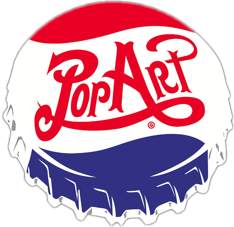 Pop Art Bottle Cap Clipart (792x768), Png Download