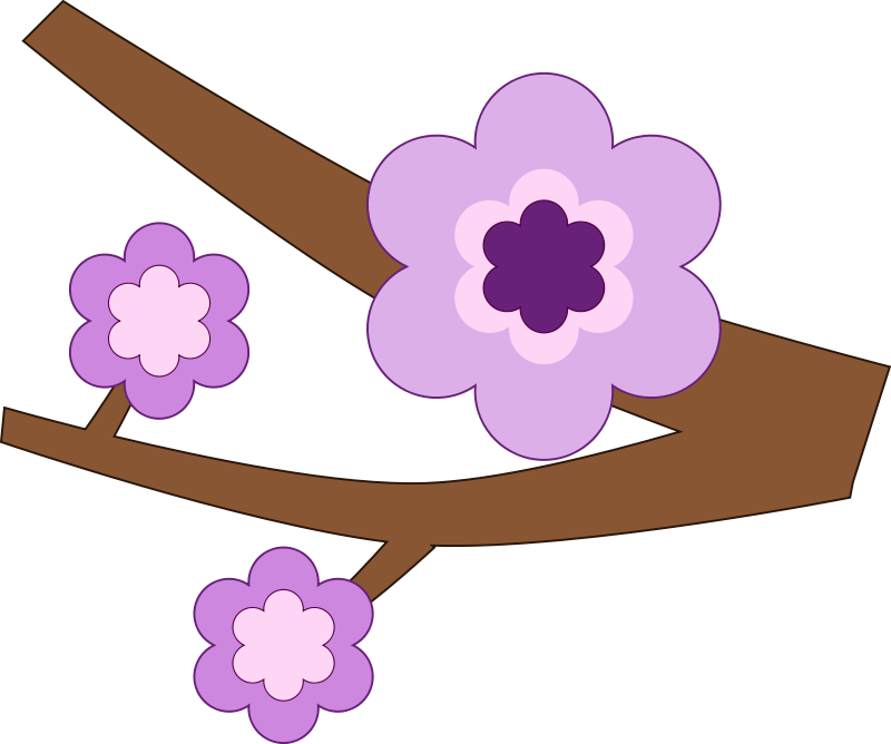 Ranch Clip Art Download - Flores Lilas Desenho Png Transparent Png (800x668), Png Download