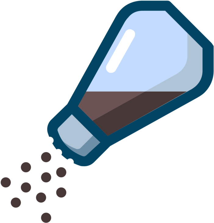 Technology,spice,salt And Pepper Shakers - Pepper Shaker Clipart - Png Download (721x750), Png Download