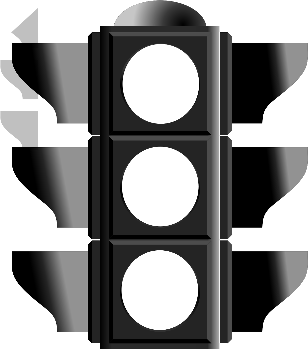 Red Traffic Light Clipart (1600x1600), Png Download