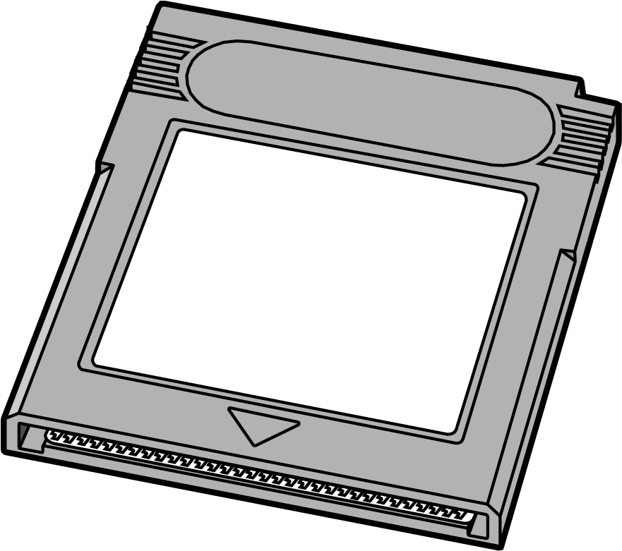 Ficheiro - Gb-cartridge - Gameboy Cartridge Line Art Clipart (890x790), Png Download