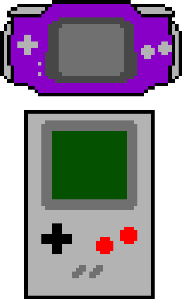 Gameboy Drawing Nintendo - Portable Network Graphics Clipart (1200x1200), Png Download
