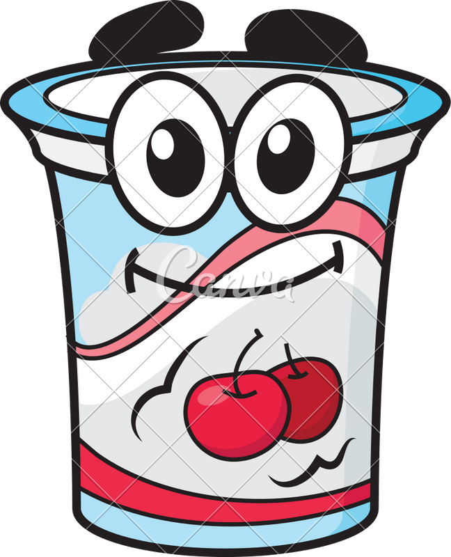 Yogurt Transparent Cartoon - Yogurt Clipart Cartoon - Png Download (648x800), Png Download