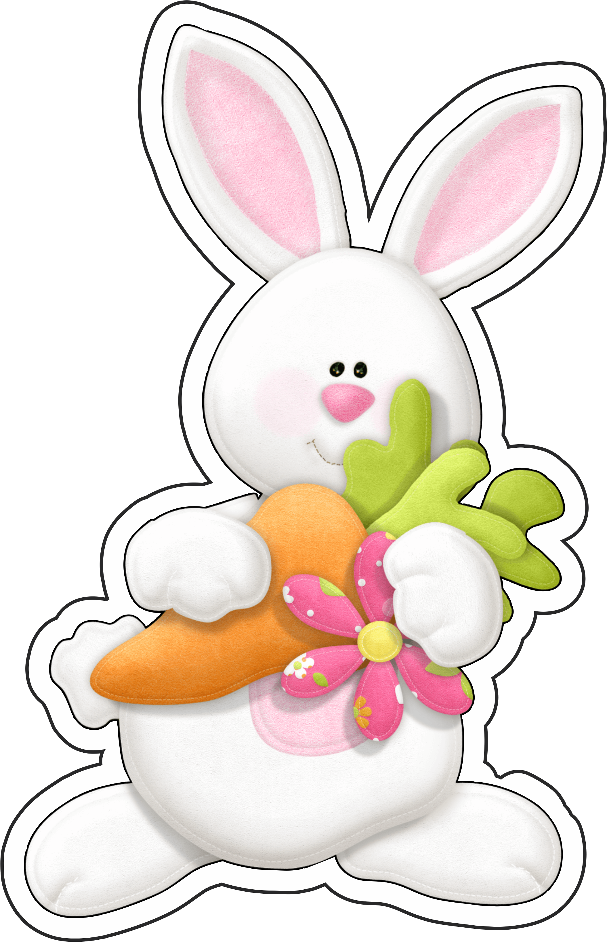 Conejito De Pascua Png Clipart (2481x3508), Png Download