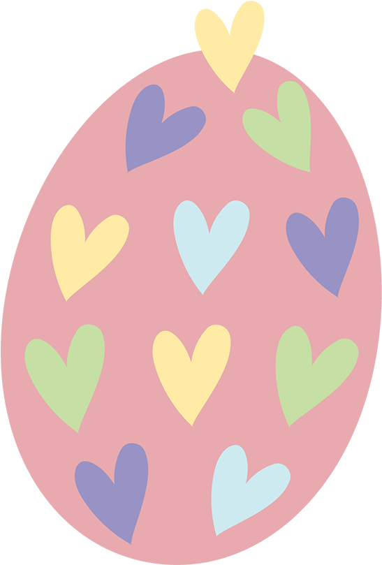 Egg With Three Colors Clipart (640x960), Png Download
