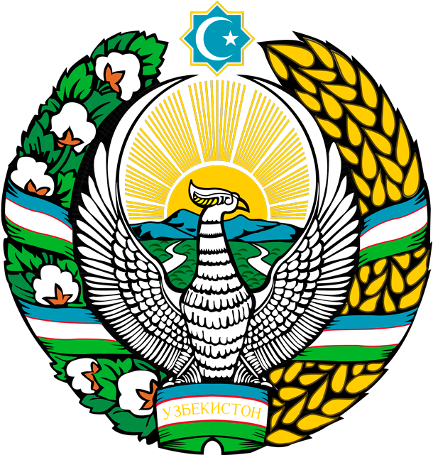 "
 Src="https - Coats Of Arms Uzbekistan Clipart (960x640), Png Download