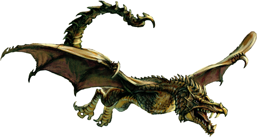 Dragon Png - Flying Dragon Transparent Background Clipart (986x596), Png Download