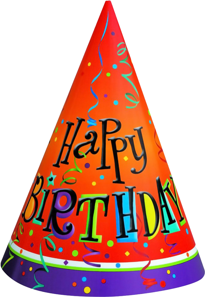 Birthday Party Hat Clip Art - Happy Birthday Hat Png Transparent Png (1024x1024), Png Download