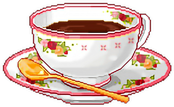 Clipart Coffee Kawaii - Cute Png Transparent Pixel (592x612), Png Download