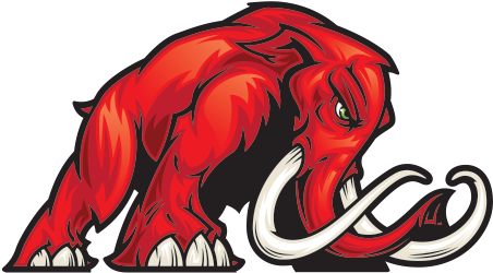 Red Elephant Mammoth - Mammoth Logo Png Clipart (600x600), Png Download