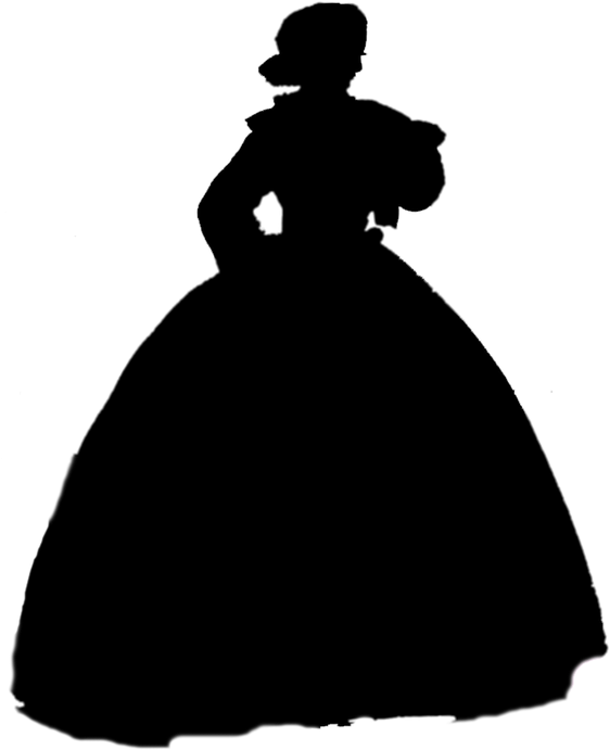 Princess Tiana And The Frog Silhouette Clipart (616x720), Png Download